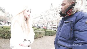 Blonde kinky slut Baby Kxtten get her holes drilled by 2bbc