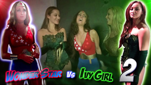 Jayden Cole, Dani Daniels, Melissa Jacobs, Cherie Deville lesbian - cosplay, brunette, pantyhose, nylon