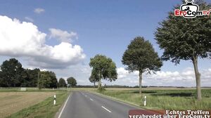 German blonde girl next door teen fuck at a farm