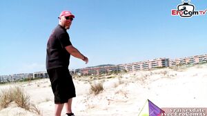 french amateur brunette try homemade anal after beach