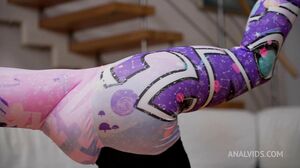 Interracial fuck with gymnast Ella Elastic 2