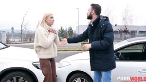 Englishman Uses Cock to Punish Sylvia Buntarka for Wrecking his Car