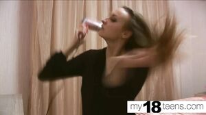 My18Teens - Very Hot and Sexy Girl is Horny and Masturb