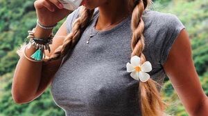 Flashing Tits and Pussy in Public