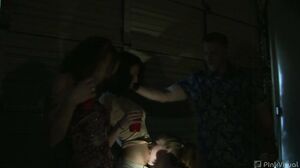 Double Stuffed in Darkness - CollegeWildParties