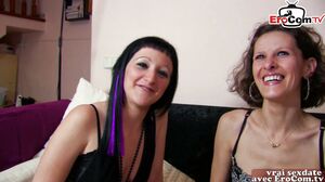 French amateur milfs at homemade anal threesome ffm