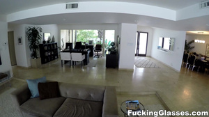 FuckingGlasses Sabrina Rey Newbie Taking First Big Cock