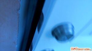 Audrey Grace Behind Dads Back