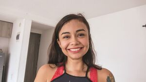 Latina tricked to cover for cheating by letting me face