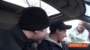 MagmaFilm - Busty bimbo does it In Public