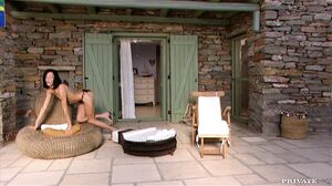 Sexy Aliz Is on Vacation and Ready for the Two Studs Wh