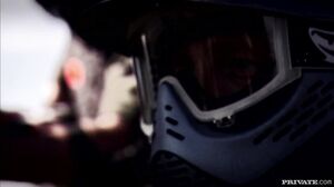 Katy Caro and Tiffany Rousso Lose a Paint Ball Game and