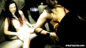 Teen Aletta Is in This Scene Bartering a Taxi Ride in T