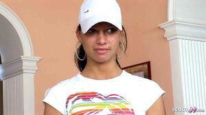 Cute Girl Kicsi 18 First Time MMF Threesome at Pickup C