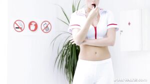 Nympho Nurse Antonia Sainz Rides Her Firm Ass On a Stif