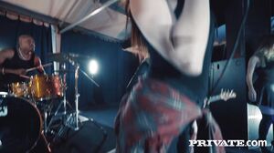 Lucia Love Takes a Pussy Cumshot During Trio With Rina