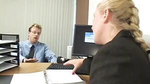 Heidi Mayne sucks and fucks for a promotion