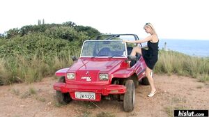 Tarra White gets horny for anal on a dune buggy tour!