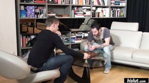 Hajnalka fingers her asshole to get it ready for her big DP scene!