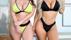 Wild DP Orgy with Cherry Kiss, Busty MILF Brittany Bardot, and Teenage Son GP2277