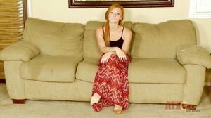 Redhead Takes Off Clothes - Alex Tanner