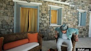 Melissa Ria is fucked out by a big dicked stud then she swallows his cum