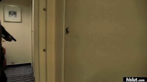 Dona Bell gets double penetrated then they spew cum all over her face!