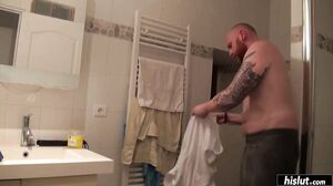 Venus Lova masturbates for her man then lets him slip it in!