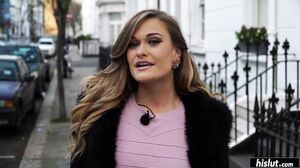 Honour May is beautiful and naughty she likes to watch her ass get cum on