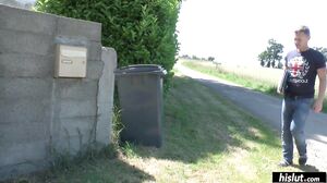 Flirting leads to anal sex for Vanille when she makes a pass a the plumber