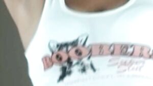 Horny Latina shows off her perfect bubble butt as she rides a stiff dick