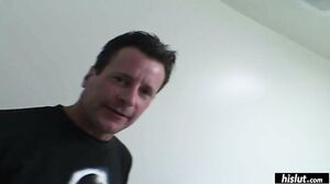 Shai Lee gets broken in with a big cock up the butt hole