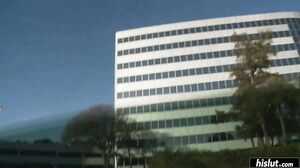 Big busted beauty Alex fucks her pussy with a studded purple dildo