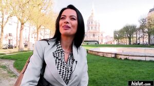 Shalina Devine gets double penetrated with a cock and a butt plug!