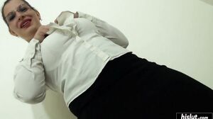 Phoebe lets her BBC stud fuck both her holes and cum on her face