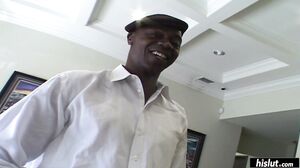 Carol gets broken in with a black cock up the butt hole