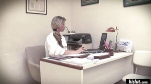 Dental assistant Erica Fontes lives out her fantasy and fucks a hot client