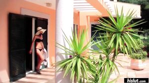 Ana Mafalda is fucked sore by her pool guy!