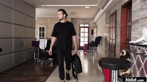 French Maid Kitana Lure would rather fuck than clean so thats what she does