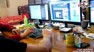 French skinny milf do her first amateur porn homemade