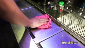 Shemale bartednder deep fucked