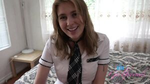 Fiona Peaches Schoolgirl POV