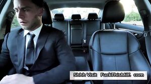 driver gets lucky with Bianca Burke