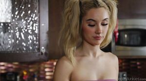 Older couple fucks their teen housekeeper