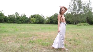 Dominika C posing outdoor