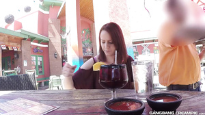 Fresh Cum In Brunette Slut