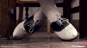 MILF nun whipping bound coeds