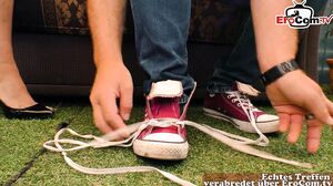 German normal next door housewife try amateur porn