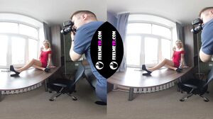 Tiffany supermodel nude photo session backstage VR180