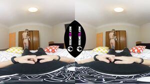 Limona in virtual reality video gets super fast orgasm